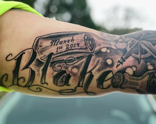 Explore tattoo name fonts ideas, creative tattoo ideas in Homosassa, available at Citrus Tattoos