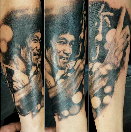 Explore sagittarius tattoo ideas for men, creative tattoo ideas in Caroga Lake, available at Recluse Studio