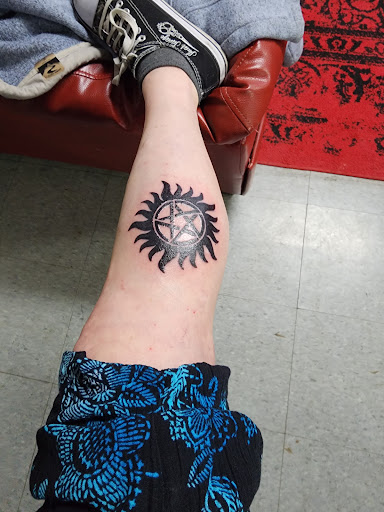 Explore back of arm tattoo ideas, creative tattoo ideas in West Liberty, available at Dreamscape Tattoo Studio