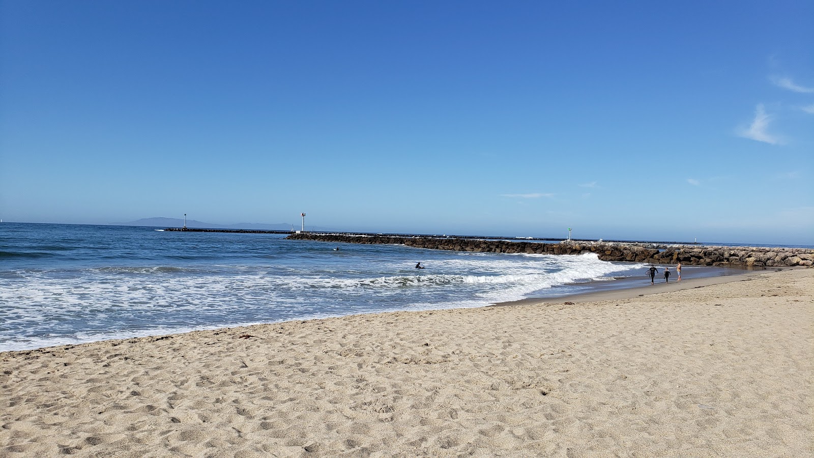 Foto de Silver Strand Beach com linha costeira longa e reta