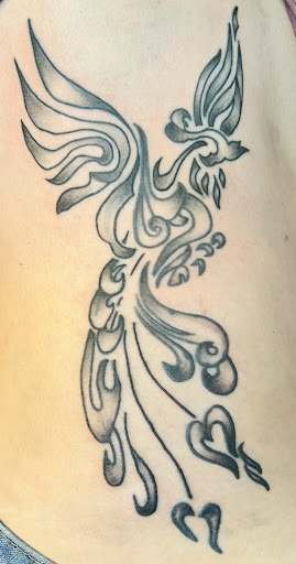 Explore princess mononoke tattoo ideas, creative tattoo ideas in Washington, available at Trilogy Atelier - DC Tattoo Shop Piercing Studio