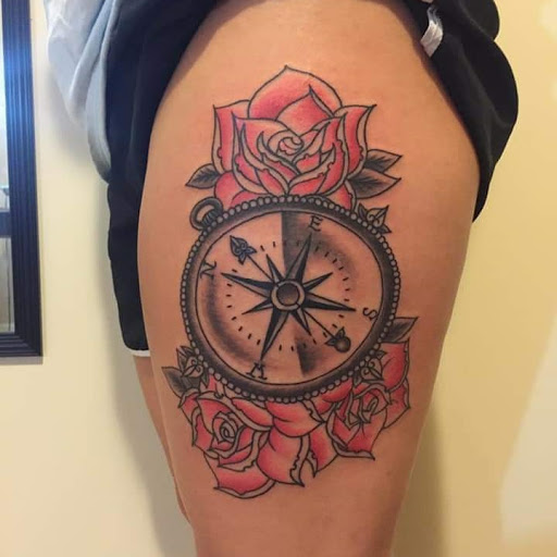 Explore dope tattoos ideas, creative tattoo ideas in Calhoun, available at A Sailors Grave Tattoo Parlor