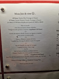 Restaurant français Restaurant le cheval Noir à Beaune - menu / carte