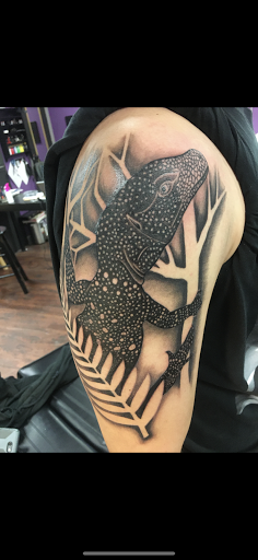 Explore colored tattoo ideas, creative tattoo ideas in Liberty, available at Royal Society tattoo company