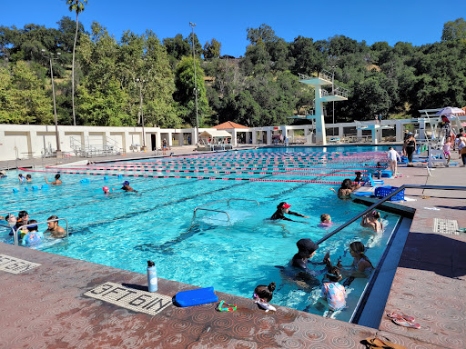 Acrobatic diving pool Pasadena