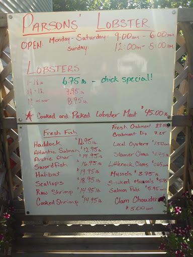 Seafood Market «Parsons Lobsters», reviews and photos, 64 Eagle Lake Rd, Bar Harbor, ME 04609, USA