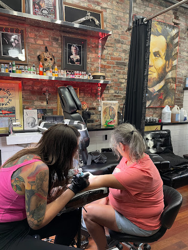 Find best friend tattoo idea for your next unique tattoo in Boston at Boston Barber & Tattoo Co.