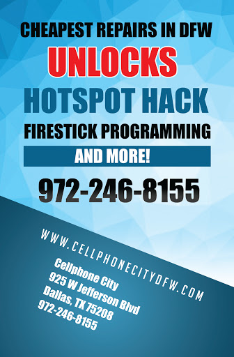 Cell Phone Store «Cellphone City», reviews and photos, 925 W Jefferson Blvd #2, Dallas, TX 75208, USA