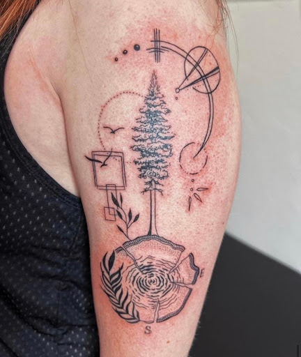 Explore mom name tattoo ideas for guys, creative tattoo ideas in Burley, available at Fine Line Ink
