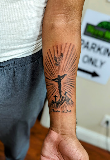 Explore marriage ring tattoo ideas, creative tattoo ideas in Pittsburg, available at NeonMoon Tattoo