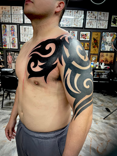 Explore salem tattoo ideas, creative tattoo ideas in Laredo, available at Horikawa Tattoo & Piercing Studios