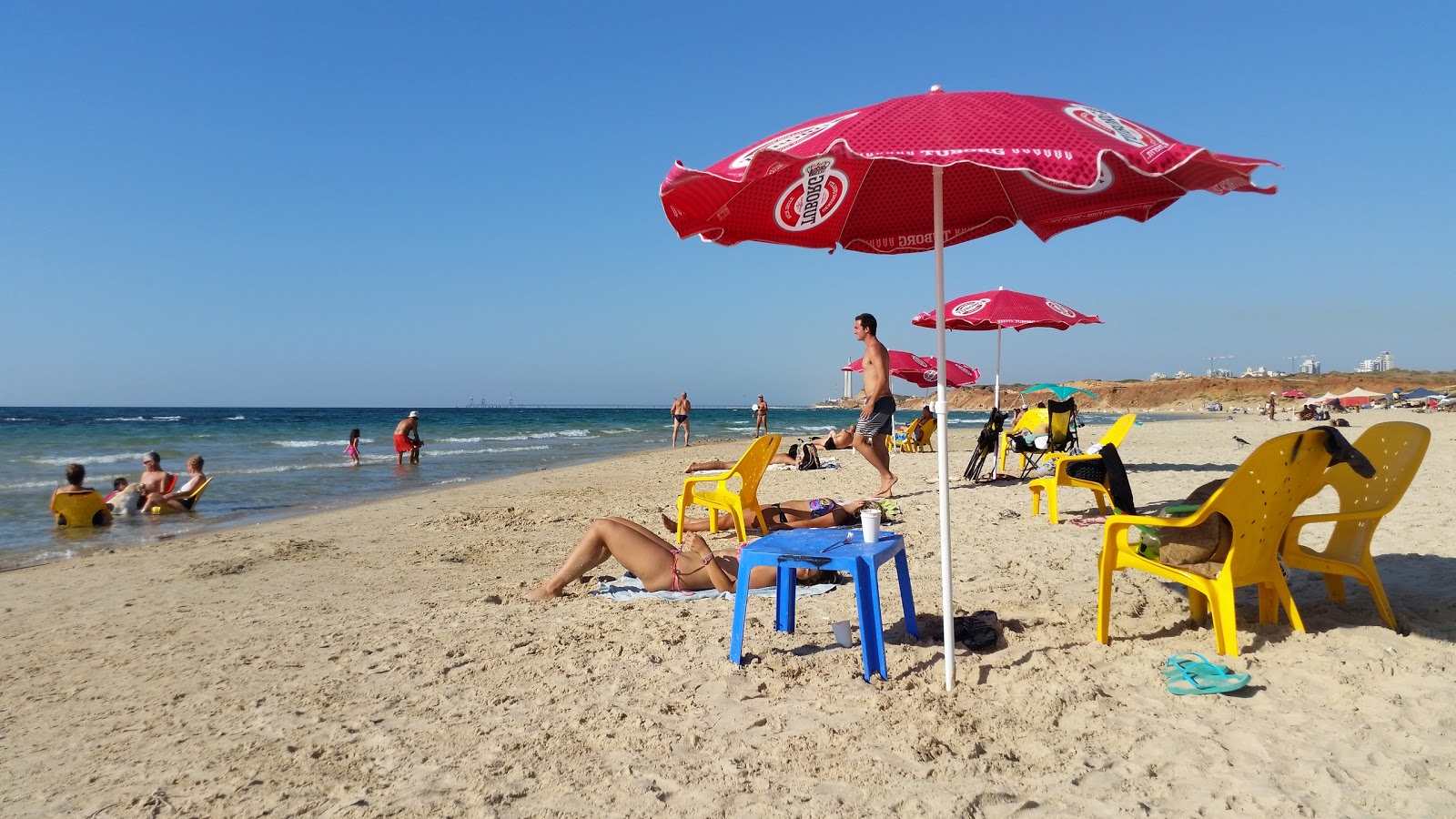 Fotografie cu Tel Gerrit beach cu nivelul de curățenie înalt