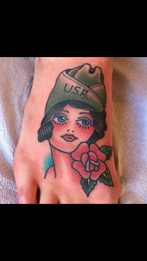 Explore butterfly foot tattoo ideas, creative tattoo ideas in Taos, available at Magical Tattoo