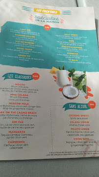 Restaurant La Grande plage à Port-Louis (le menu)