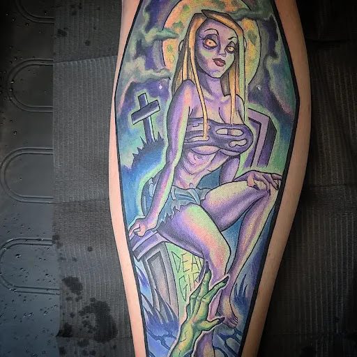 Explore phish tattoo ideas, creative tattoo ideas in Stuart, available at Tiger Shark Tattoo Studio