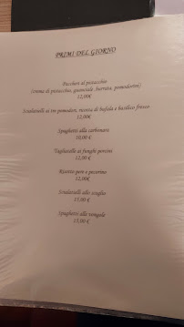 Restaurant italien La Baita Dello Stadio à Varese (la carte)