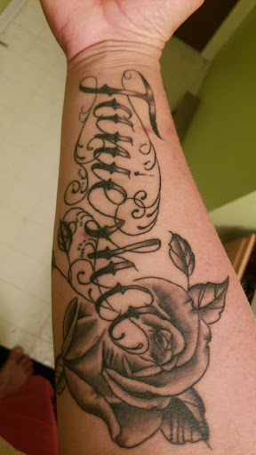 Explore forearm half sleeve tattoo ideas for men, creative tattoo ideas in Riverton, available at Pure Quill Tattoo