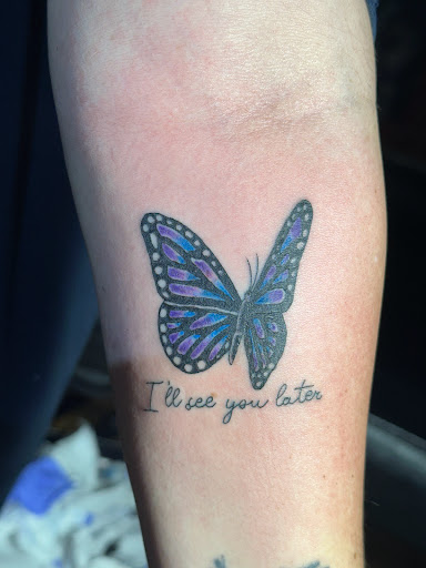 Explore cancer memorial tattoo ideas, creative tattoo ideas in Plattsburgh, available at Ink by Lace LLC