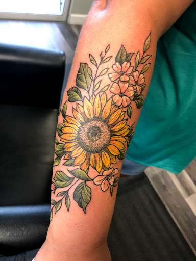 Explore giving tree tattoo ideas, creative tattoo ideas in Englewood, available at Point of Entry Tattoo