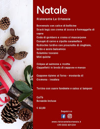 Menu du Albergo Ristorante Le Ortensie Di Arioli Stefania à Gemonio