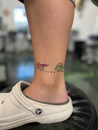 Explore small fishing tattoo ideas, creative tattoo ideas in Crossville, available at Inkt tattoo shop