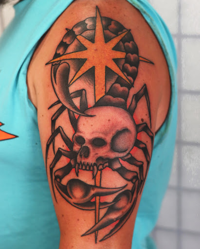 Explore star tattoo ideas, creative tattoo ideas in Tallahassee, available at Hot Love Tattoo