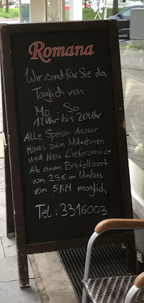 Pizzeria Romana à Berlin - menu / carte