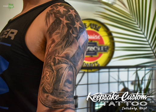 Explore unconditional love tattoo ideas, creative tattoo ideas in Salisbury, available at Keepsake Custom Tattoo & Body Piercing Laser Tattoo Removal