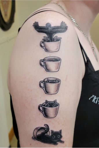 Explore hot girl tattoo ideas, creative tattoo ideas in Bellingham, available at Sabbath Tattoo