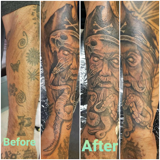 Explore voodoo doll tattoo ideas, creative tattoo ideas in Homosassa, available at Citrus Tattoos