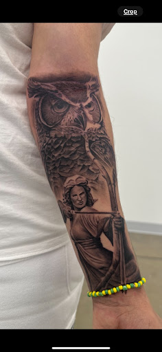 Explore cool texas tattoo ideas, creative tattoo ideas in Hutto, available at Upside Tattoo