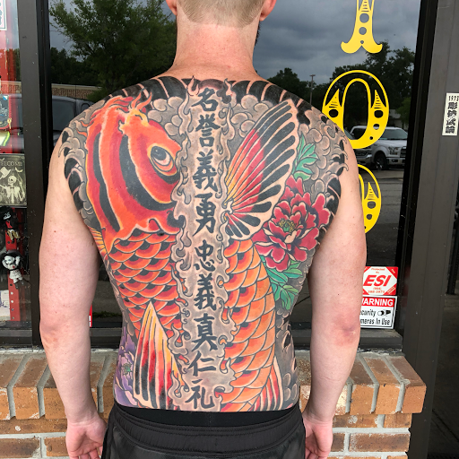 Explore lion and the lamb tattoo ideas, creative tattoo ideas in Jacksonville, available at Idle Hands Tattoo Co.