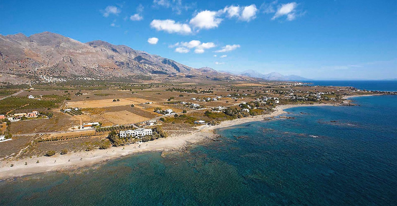 Photo of Vatalos beach and the settlement