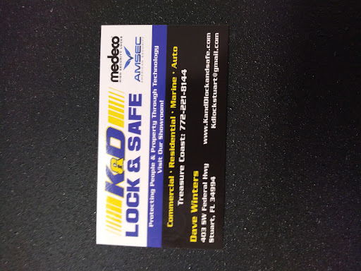 Locksmith «K & D Lock and Safe», reviews and photos, 403 SW Federal Hwy, Stuart, FL 34994, USA
