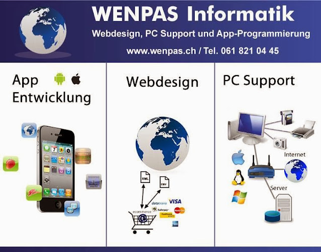 Wenpas Informatik - Apps, Webdesign & PC Support - Rheinfelden