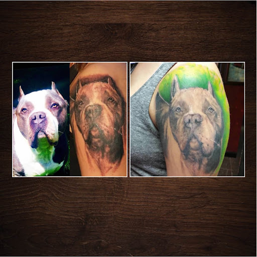 Explore letter tattoo cover up ideas, creative tattoo ideas in Long Branch, available at Body Art World Tattooing