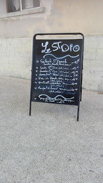 Menu / carte de LE ST DIO à Saint-Dionisy