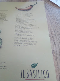 Il Basilico à Loano menu