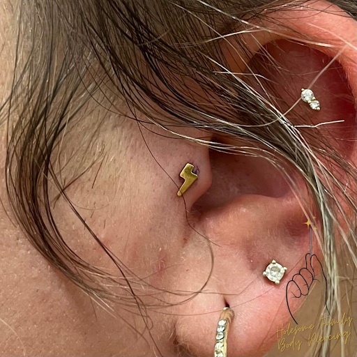 Explore mother son matching tattoo ideas, creative tattoo ideas in Seneca, available at Holesome Family Body Piercing