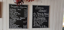 Menu / carte de L'hippocampe à Trégastel