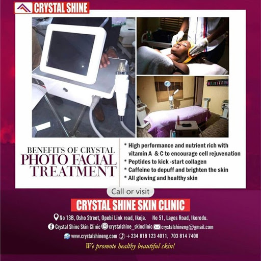 Crystal Shine Skin Clinic, 13b Osho St, Opebi, Ikeja, Nigeria, Medical Clinic, state Lagos