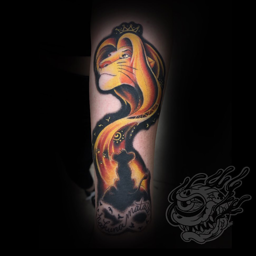 Explore rhino tattoo ideas, creative tattoo ideas in Peoria, available at Iron Key Tattoo Studio Inc.