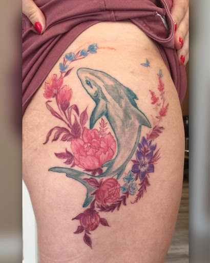 Explore minecraft tattoo ideas, creative tattoo ideas in College Station, available at Sacred Sisters Tattoo Studio