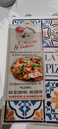 Menu / carte de Pizzeria al Castello à Palermo