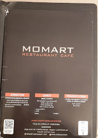 Momart à Rome menu