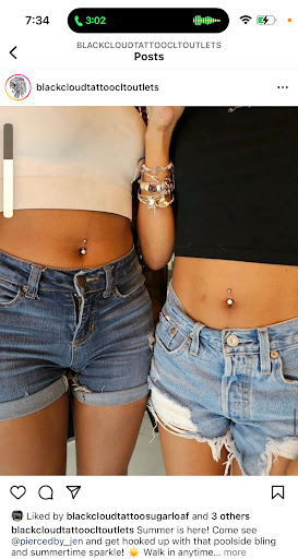 Explore possum tattoo ideas, creative tattoo ideas in Atlanta, available at Black Cloud Tattoo and Piercing