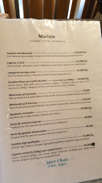 Restaurant Maré Cheia à Aveiro - menu / carte