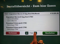 Menu du McCafé à Brunnthal