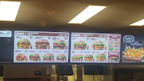 Restauration rapide Burger King à Paris (le menu)