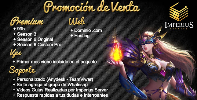 Opiniones de imperius server en Querecotillo - Diseñador de sitios Web